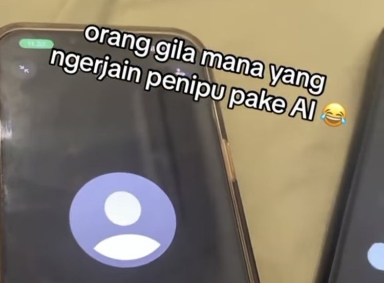 Aksi Kocak Pria Kerjai Penipu dengan Suara AI Bikin Netizen Salut