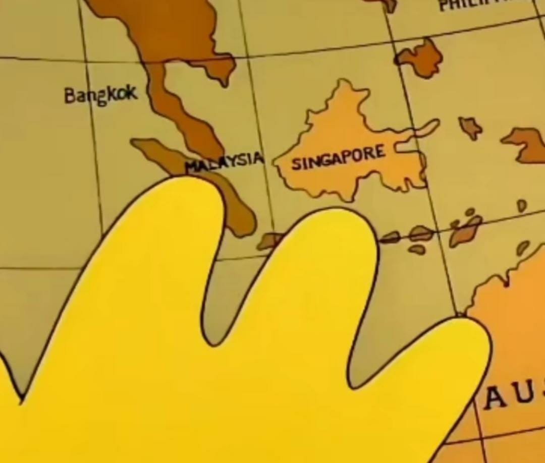 Apakah Pulau Kalimantan akan Menjadi Singapore Seperti ramalan The Simpson ?