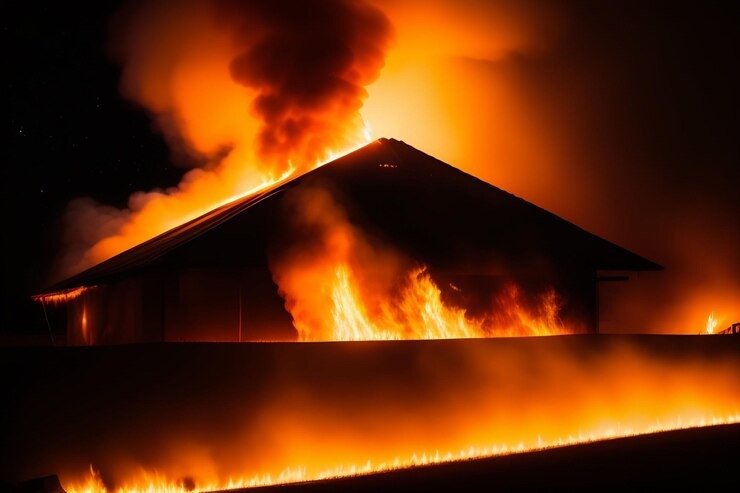 Asap Tebal dan Api Besar Melanda Kawasan 7 Ulu Palembang, Satu Orang Tewas Terpanggang