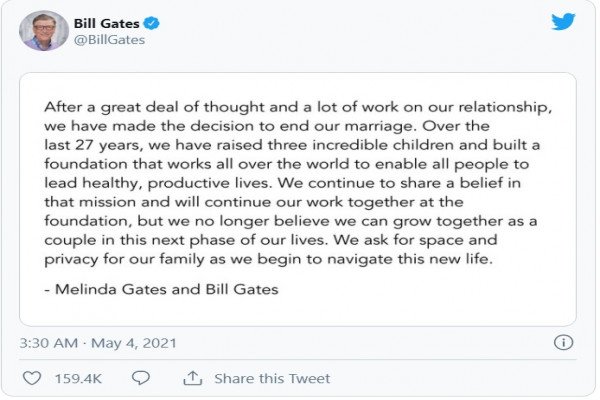 Bill dan Melinda Gates Bercerai!