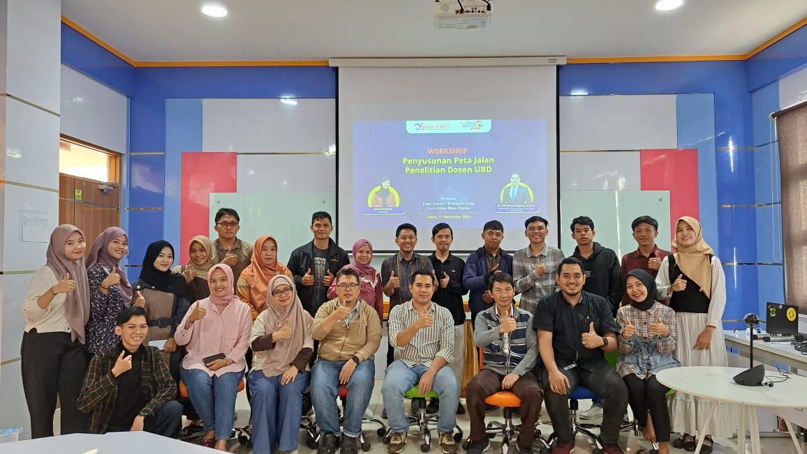 DSRG Universitas Bina Darma Sukses Gelar Workshop Penyusunan Peta Jalan Penelitian & Manfaat Social Network Analysis
