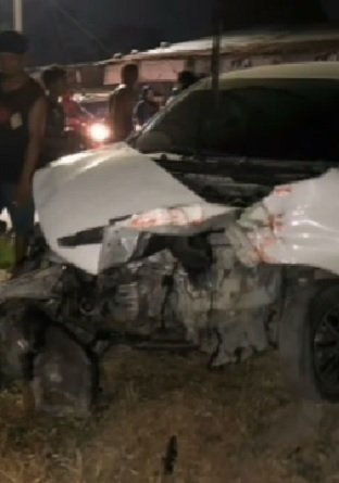 Kecelakaan Maut Kereta Hantam Sebuah Mobil Di Deliserdang Sumut