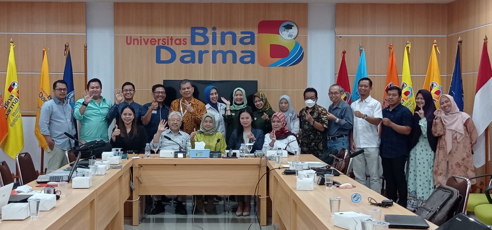 Kunjungan Inspektorat Jenderal Kemendikbud Ristek Dikti dalam Rangka Uji Petik Terkait Sertifikasi Dosen Universitas Bina Darma
