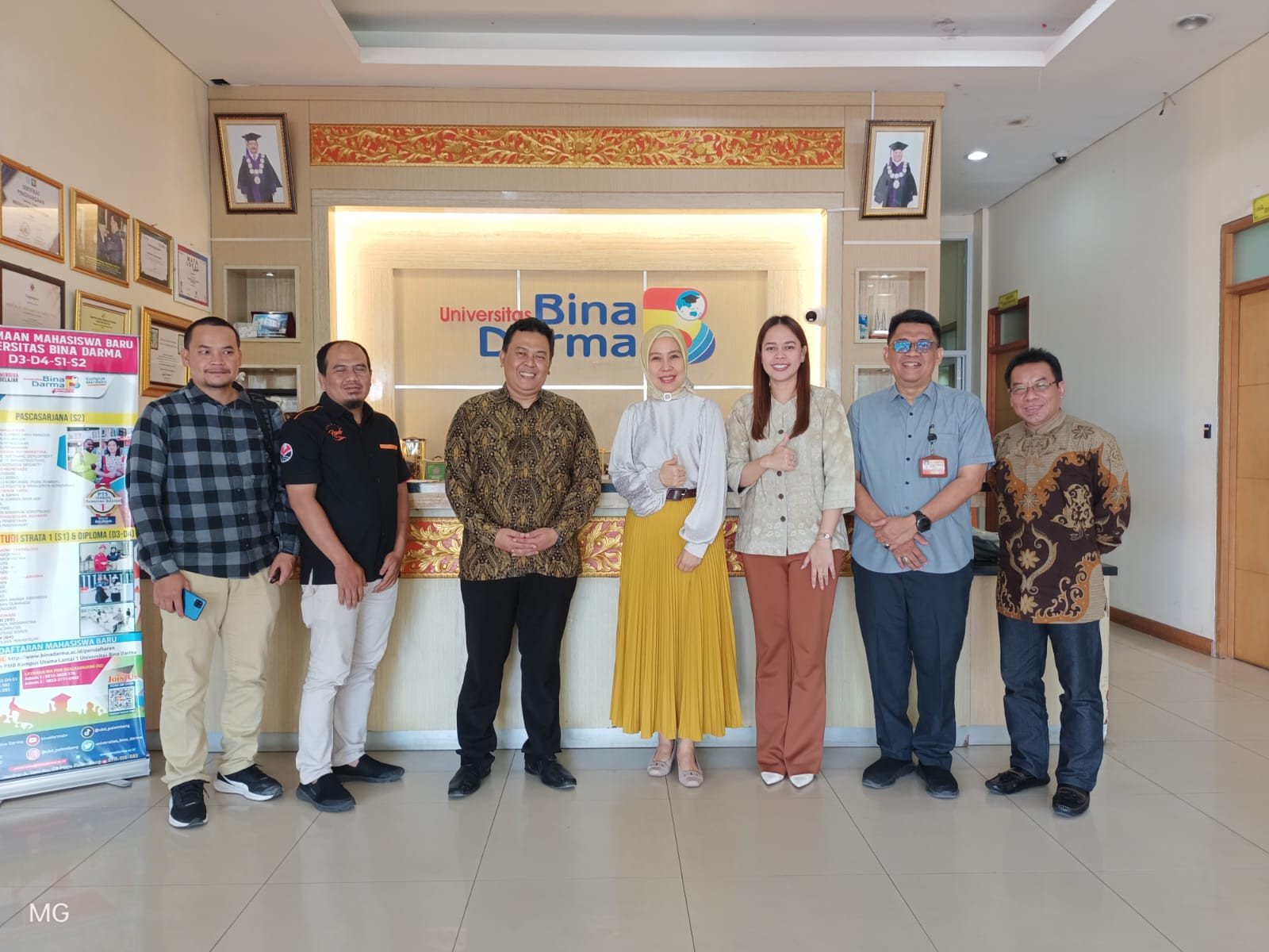Tingkatkan Sinergi! Tim Universitas Pendidikan Indonesia (UPI) Kunjungi Universitas Bina Darma: Perkenalkan Program Doktor Ilmu Manajemen