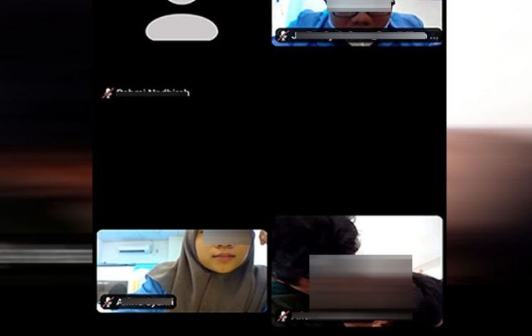 Mahasiswi UIN Riau Lupa Matikan Kamera Zoom Saat Sedang Mantap-Mantap