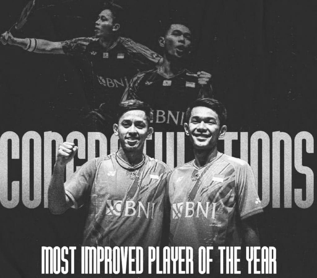 Membanggakan Fajar/Rian Raih Penghargaan Most Improved Player Of The Year
