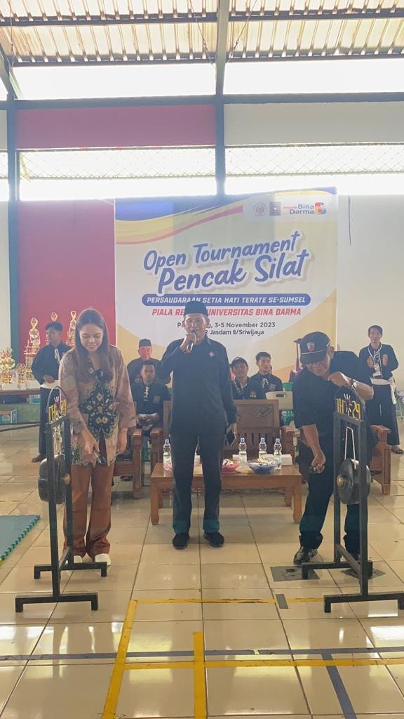 Open Tournament Pencak Silat PSHT UBD, 738 Peserta Bersaing Merebut Piala Rektor Universitas Bina Darma 2023
