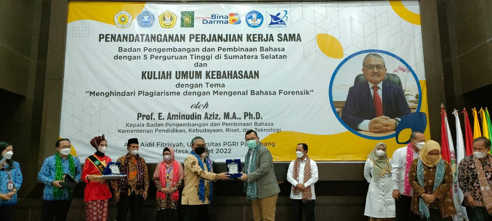 Penandatanganan Perjanjian Kerja sama 5 Perguruan Tinggi di Sumatera Selatan