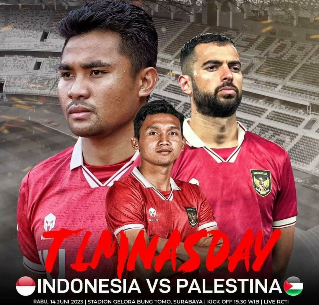 Pertandingan Indonesia Vs Palestina di FIFA Matchday Malam Ini