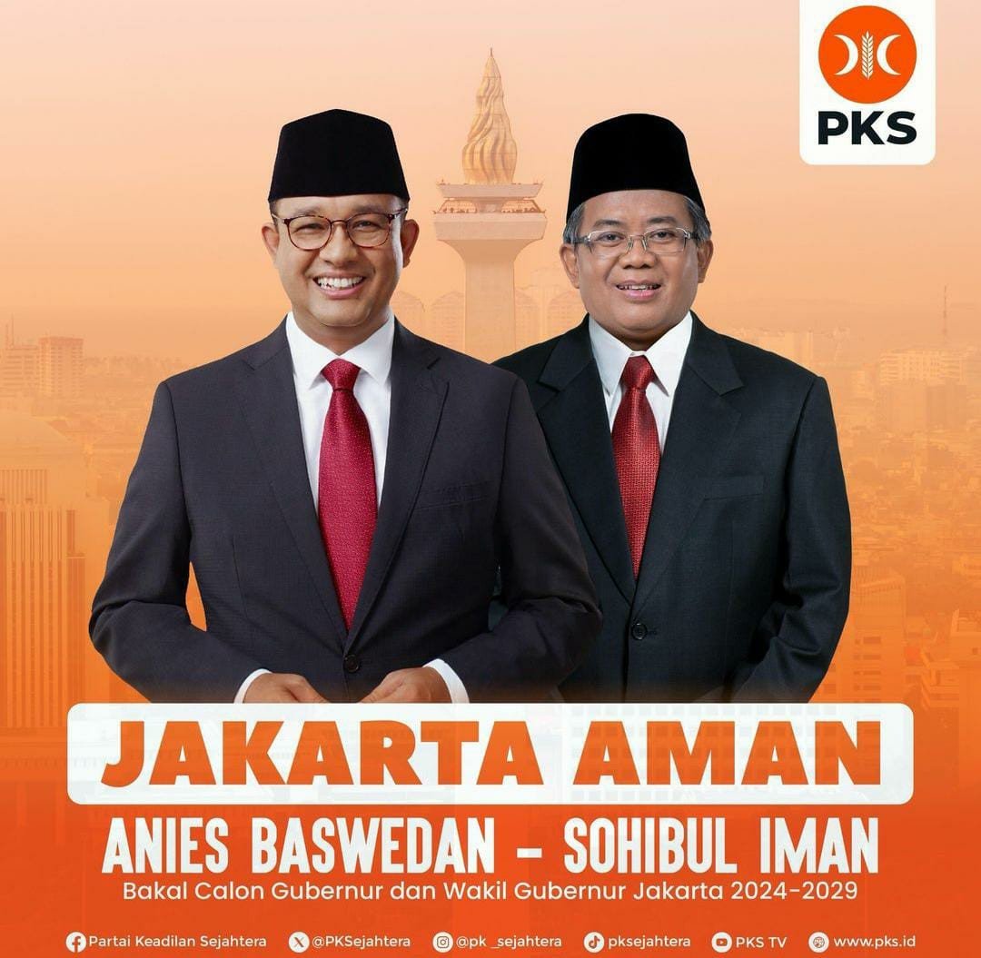 PKS usung Anies Baswedan dan Mohamad Sohibul Iman sebagai calon Gubernur DKI Jakarta