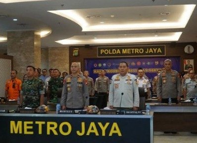 Polda Metro Jaya Kerahkan 8.000 Personel Untuk Pengamanan Natal & Tahun Baru