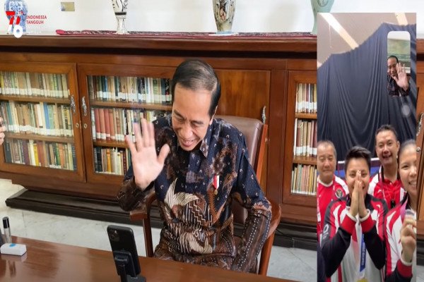 Presiden Jokowi Tunggu Greysia/Apriyani ke Istana Negara