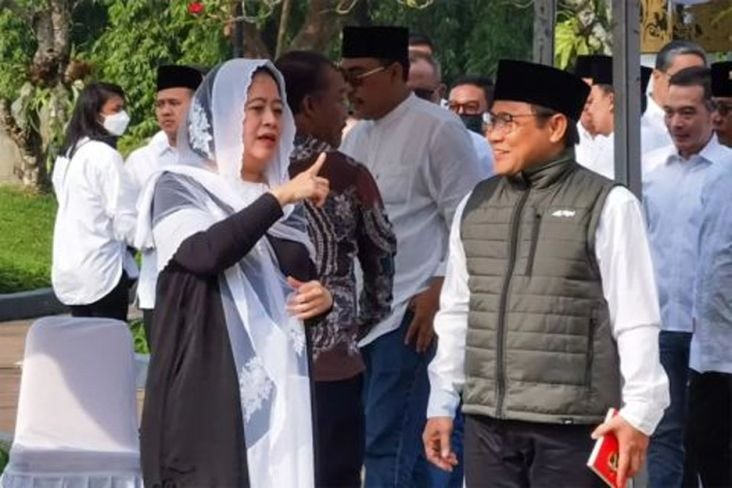 Puan Maharani Sambangi Kediaman Ketua Umum PKB Muhaimin Iskandar : Makan Siang & Bahas Politik