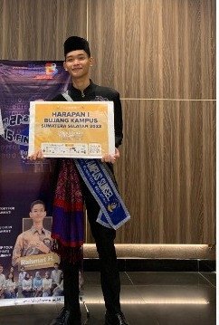 Rahmat Hidayat, Mahasiswa UBD Raih Gelar Harapan I Bujang Kampus Pada Grand Final BGK Sumsel 2023