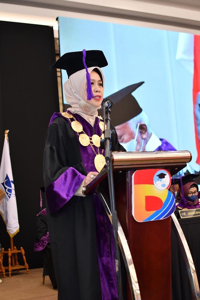 Sambutan Rektor Universitas Bina Darma Pada Acara Wisuda Tahun 2022