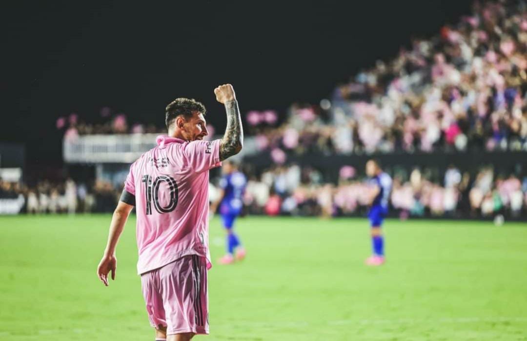 Terungkap, Arti Selebrasi Messi Saat Mencetak Gol Untuk Inter Miami