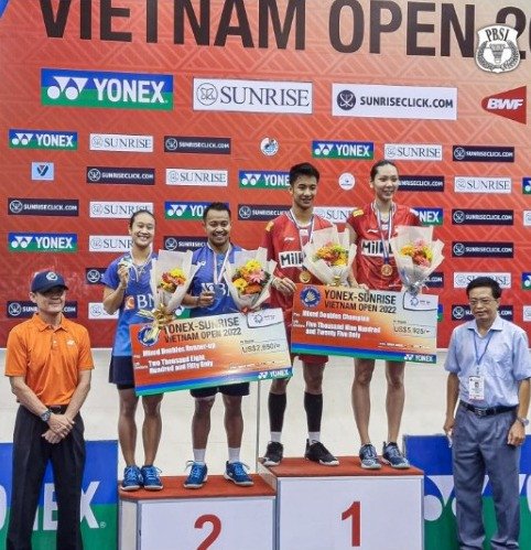 Tim Merah Putih Persembahkan Satu 1 Gelar di Vietnam Open 2022 dan 3 Gelar di Indonesia International Challenge 2022!