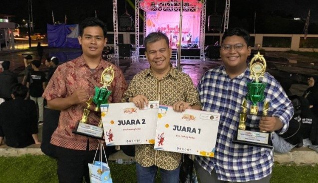 Luar Biasa, UBD Berhasil Borong Juara Live Cooking Competition Side Event POPARNAS 2023
