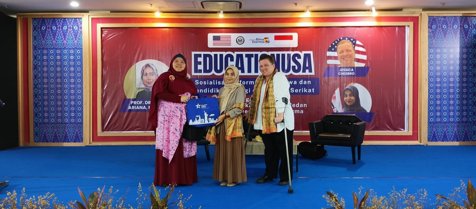 Universitas Bina Darma Gelar Sosialisasi Beasiswa Education USA, Berikan Tips & Trik Raih Beasiswa