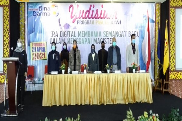 Universitas Bina Darma Palembang Melaksanakan Acara Yudisium Program Pascasarjana