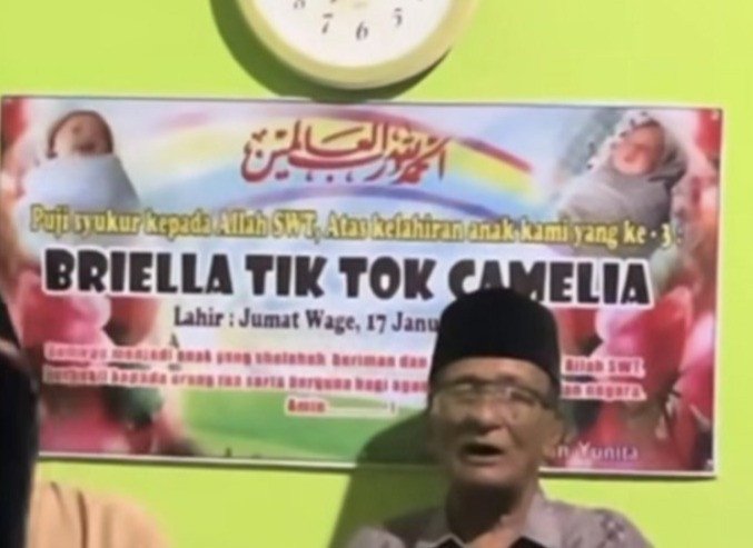 Viral! Bayi Diberi Nama Tengah "Tiktok", Bikin Netizen Heboh