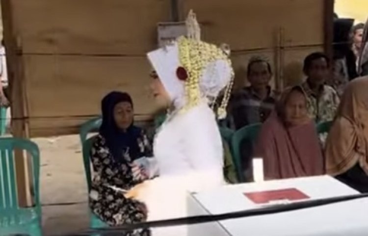 Viral! Pengantin Wanita Sempatkan Nyoblos di Pilkada 2024